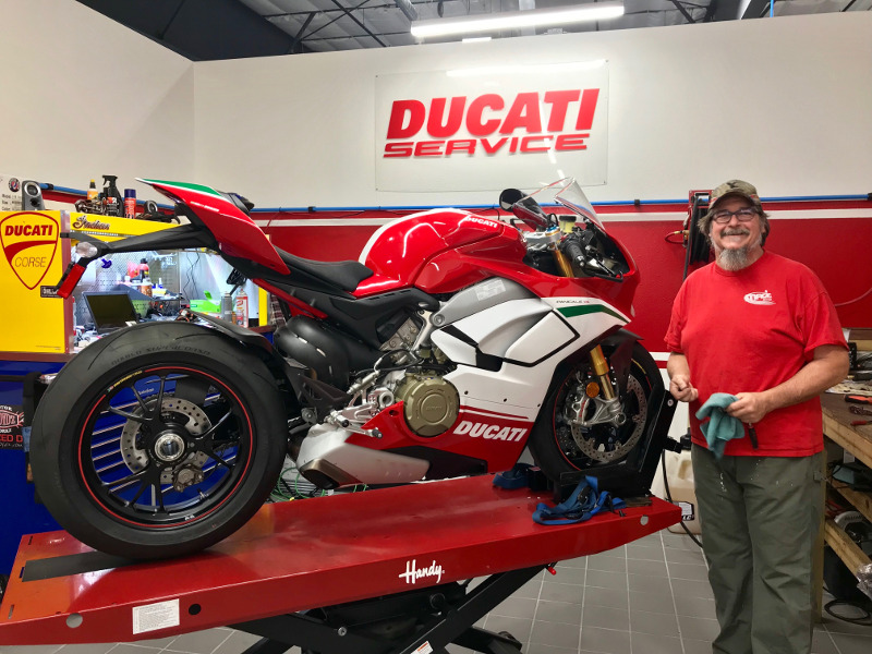Ducati Sanford Service Department With Ducati Certified Master Technicians